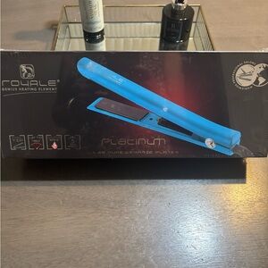 Royale Blue Hair Flat Iron - 1.25" Ceramic Plates